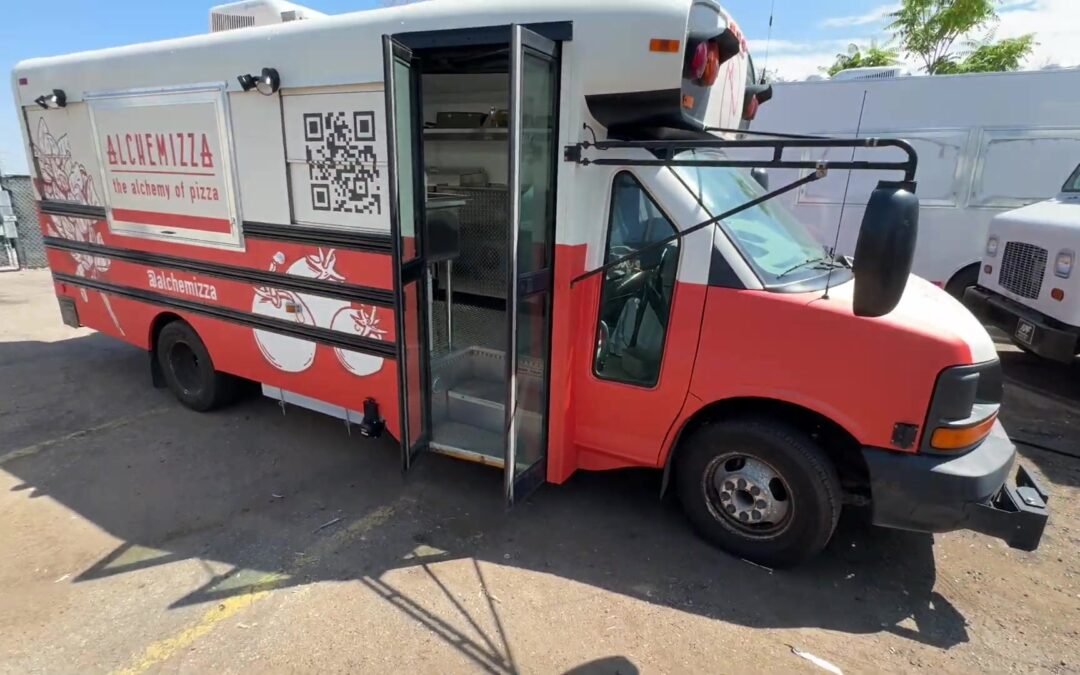 14ft All Electric Pizza Food Bus for Alchemizza, Boulder, CO