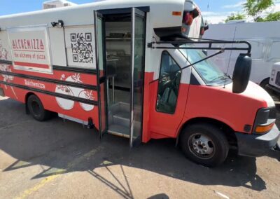 14ft All Electric Pizza Food Bus for Alchemizza, Boulder, CO