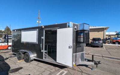 Tempura Food Trailer for Lander, Wyoming | 18ft Build with Three Fryers and an 8 Foot Hood
